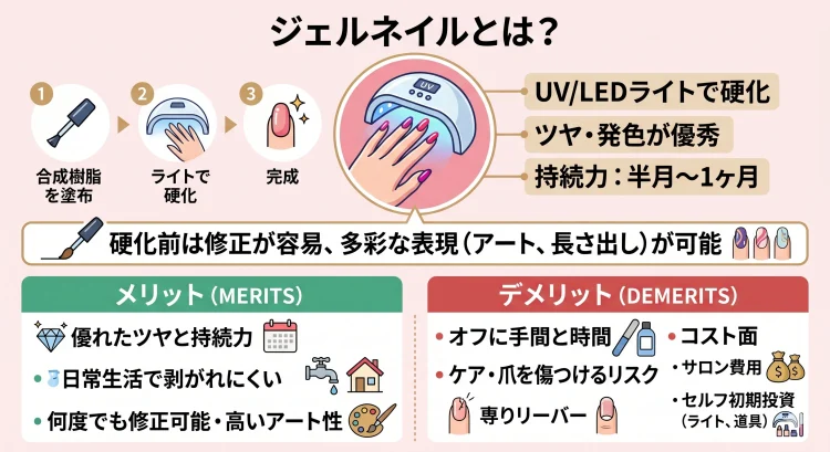ジェルネイルについての解説